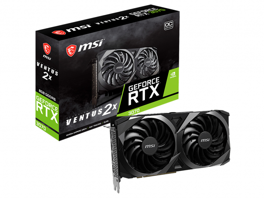 GeForce RTX 3070 VENTUS 2X 8G OC LHR [PCIExp 8GB] �̐��i�摜