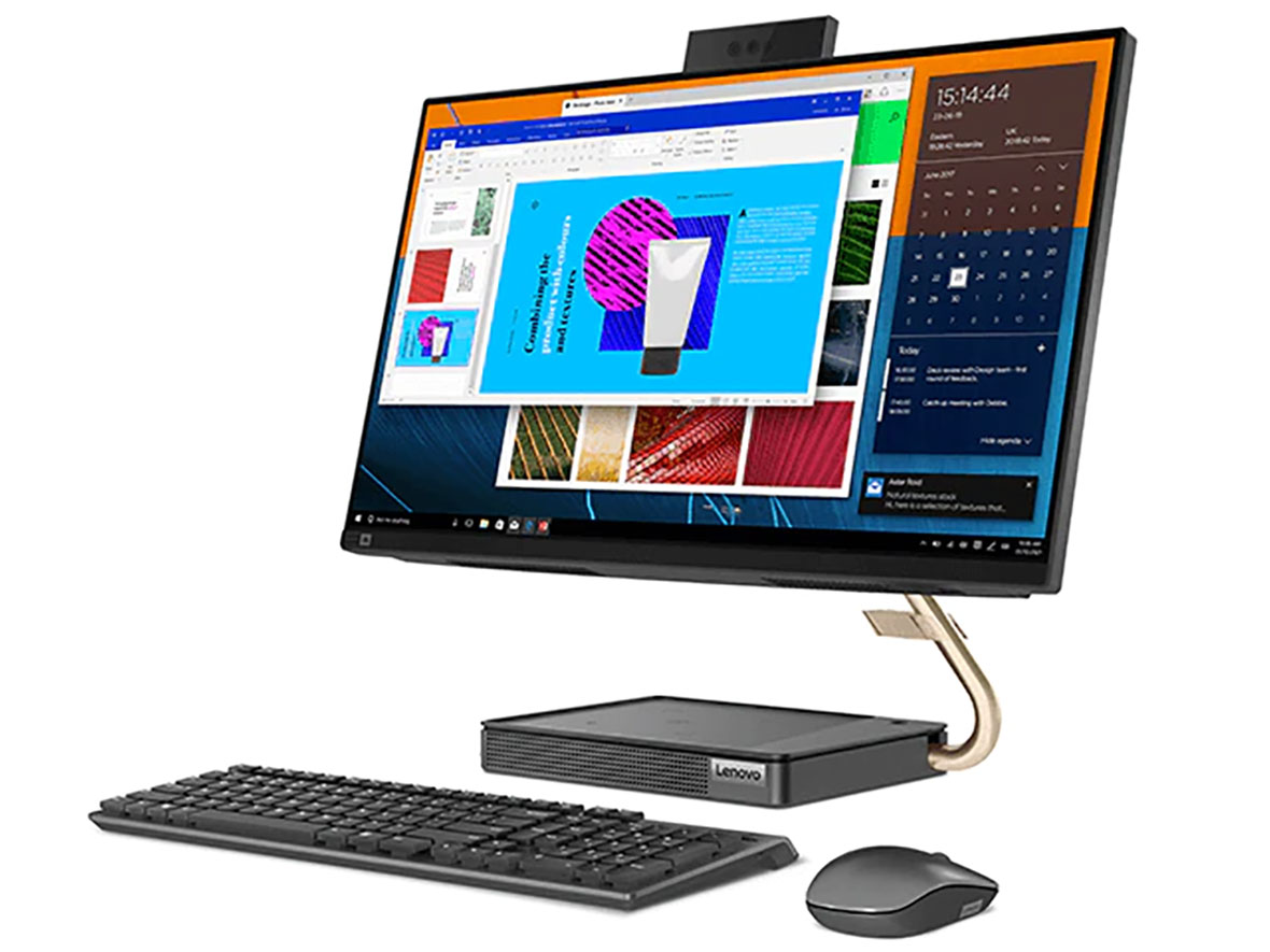 IdeaCentre AIO 560i Core i5 11400T�E8GB�������[�E1TB HDD+256GB SSD�E23.8�^�t��HD�t������ F0G30008JP �̐��i�摜