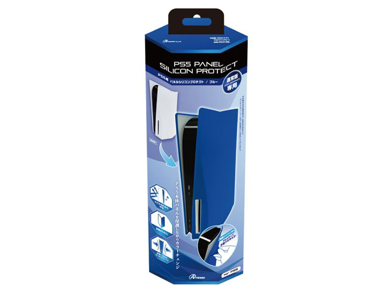 PS5�p �p�l���V���R���v���e�N�g ANS-PSV018BL [�u���[] �̐��i�摜