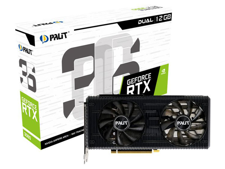 NE63060019K9-190AD (GeForce RTX 3060 Dual 12GB) [PCIExp 12GB] �h�X�p��Web���胂�f�� �̐��i�摜