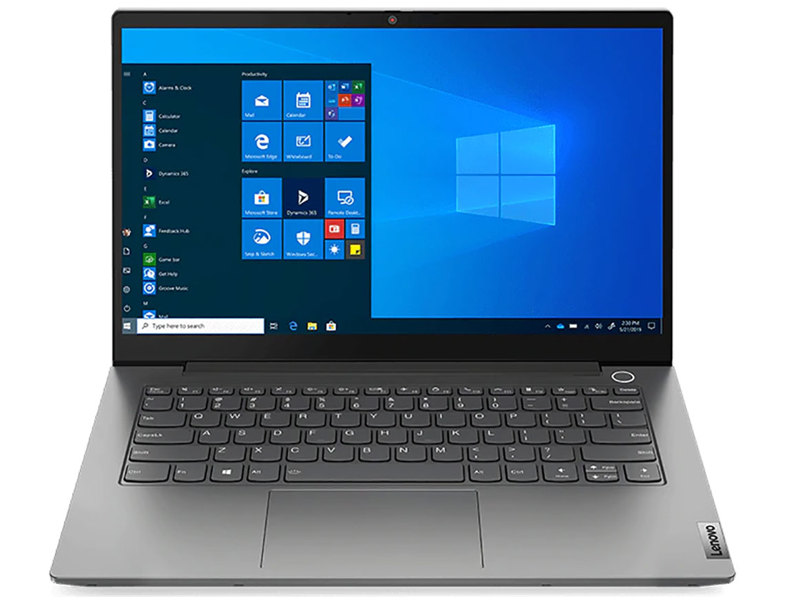 ThinkBook 14 Gen 2 Windows 10 Pro�ECore i3 1115G4�E8GB�������[�E256GB SSD�E14�^�t��HD�t������ 20VD0024JP �̐��i�摜