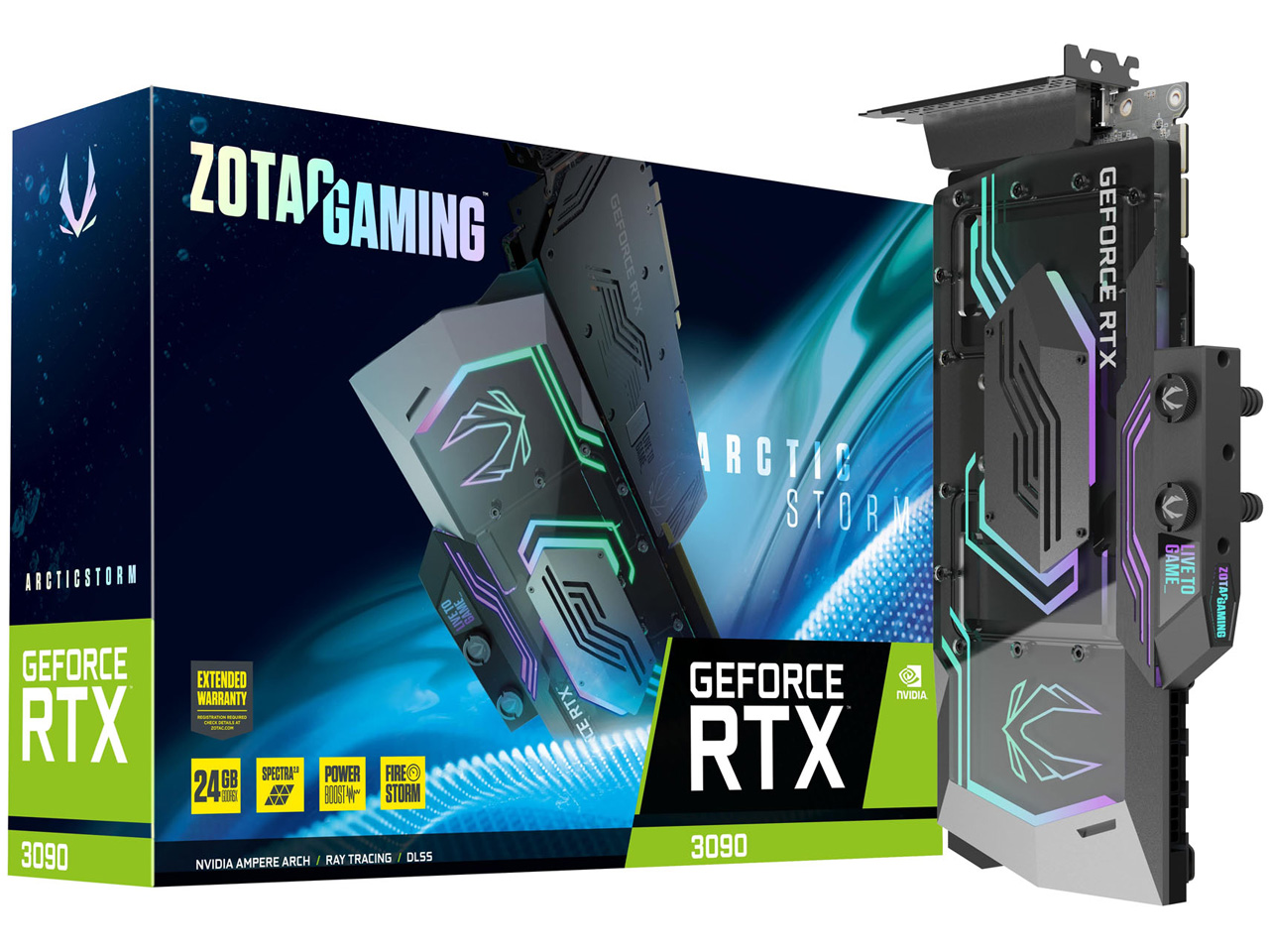 ZOTAC GAMING GeForce RTX 3090 ArcticStorm ZT-A30900Q-30P [PCIExp 24GB] �̐��i�摜