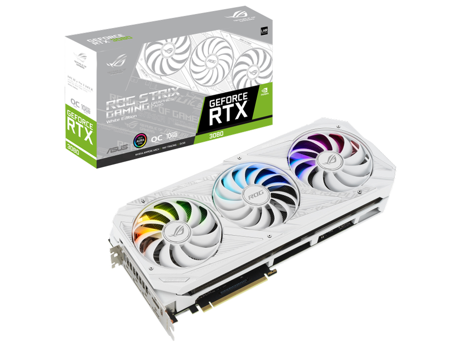 ROG-STRIX-RTX3080-O10G-WHITE-V2 [PCIExp 10GB] �̐��i�摜