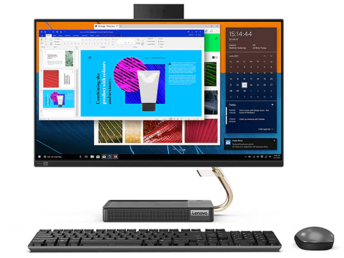 IdeaCentre AIO 560 AMD Ryzen 3 5300U�E8GB�������[�E1TB HDD�E23.8�^�t��HD�t������ �I�t�B�X�t�� F0G20002JP