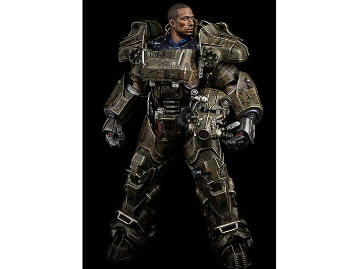 Fallout(�t�H�[���A�E�g) 1/6 T�]60 Camouflage Power Armor (1/6 T-60 ���ʁE�p���[�A�[�}�[)