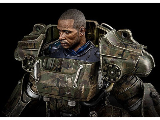 Fallout(�t�H�[���A�E�g) 1/6 T�]60 Camouflage Power Armor (1/6 T-60 ���ʁE�p���[�A�[�}�[)