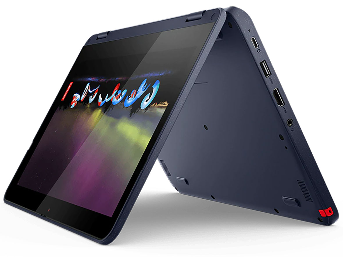Lenovo 300w Gen 3 AMD 3015e�E8GB�������[�E256GB SSD�E11.6�^HD�t������ �}���`�^�b�`�Ή� 82J10018JP