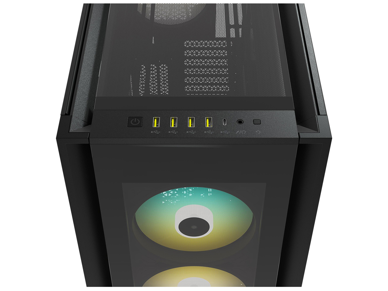 iCUE 7000X RGB Tempered Glass CC-9011226-WW [�u���b�N]