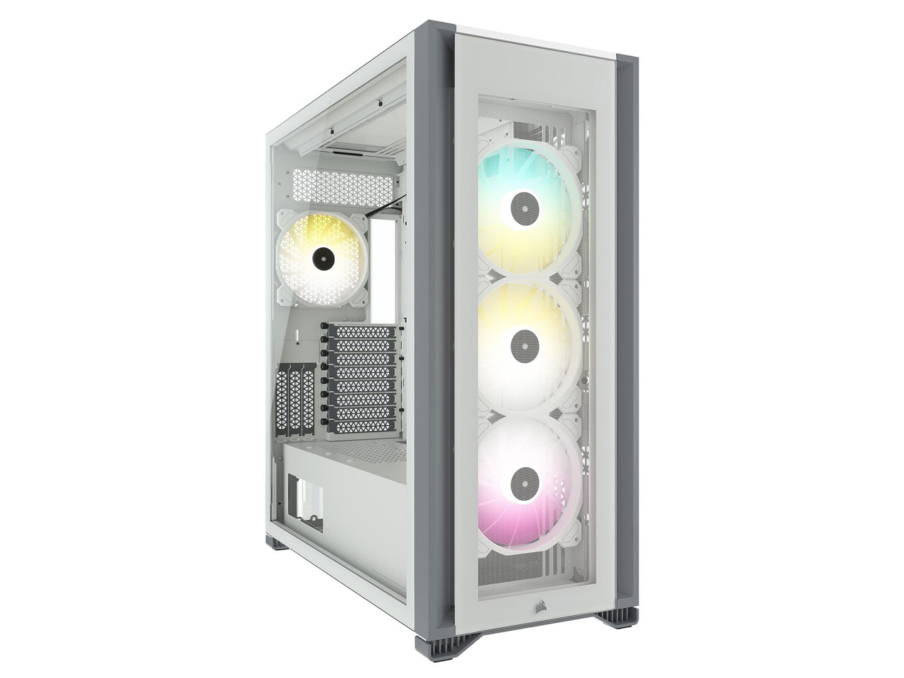 iCUE 7000X RGB Tempered Glass CC-9011227-WW [�z���C�g] �̐��i�摜