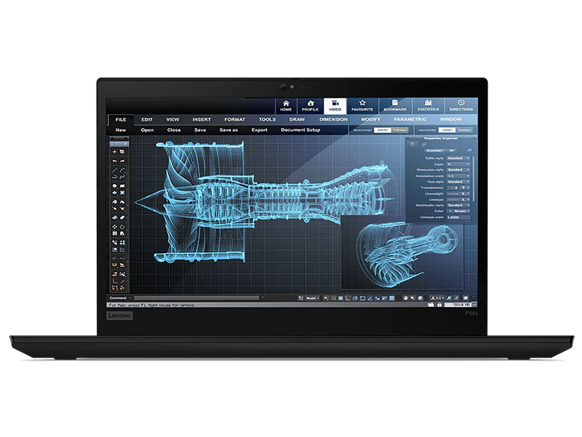 ThinkPad P14s AMD Gen 2 Windows 10 Pro�EAMD Ryzen 7 PRO 5850U�E16GB�������[�E256GB SSD�E14�^�t��HD�t������ 21A1S00C00