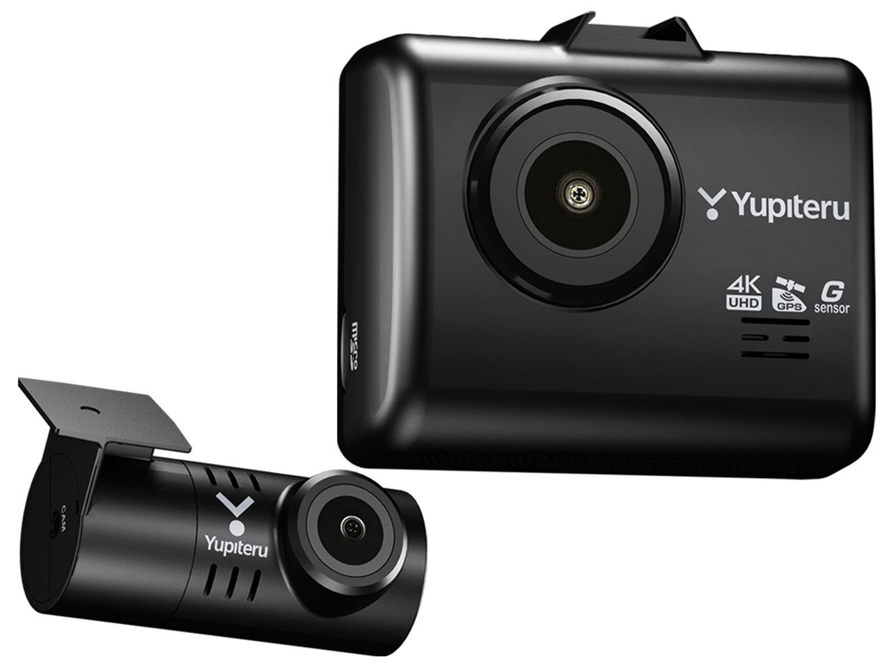 【はもちろん】 ユピテル ドライブレコーダー Y-110c 前後 2カメラ 200万画素 FullHD 対角(フロント160°リア150