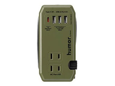 humor handy Plus AC PD30W�Ή� USB�^�b�v [�I���[�u�O���[��] �̐��i�摜