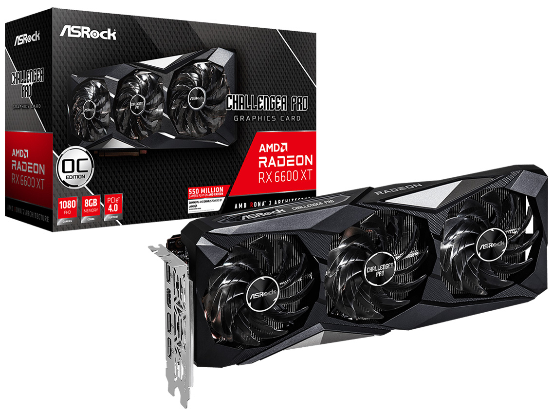 Radeon RX 6600 XT Challenger Pro 8GB OC [PCIExp 8GB] �̐��i�摜