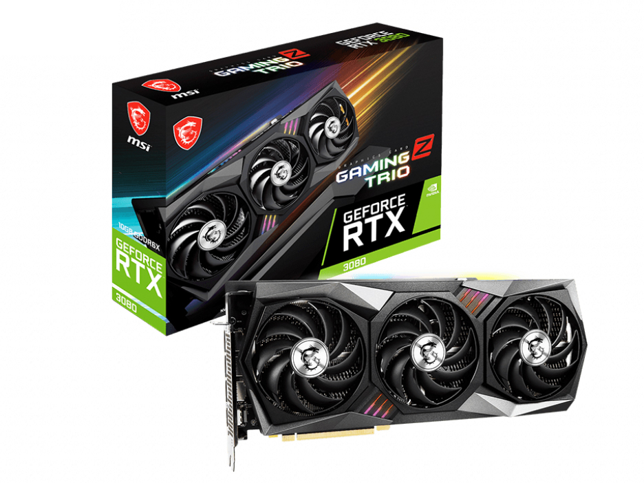 GeForce RTX 3080 GAMING Z TRIO 10G LHR [PCIExp 10GB] �̐��i�摜