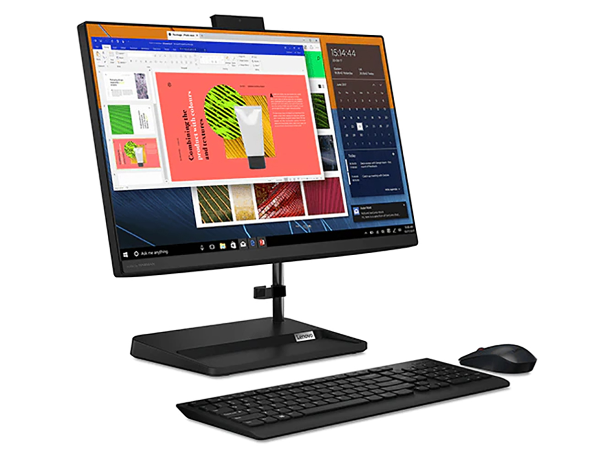 IdeaCentre AIO 360i Core i3 1115G4�E8GB�������[�E1TB HDD�E21.5�^�t��HD�t������ �I�t�B�X�t�� F0G5001UJP �̐��i�摜
