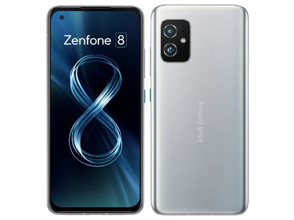 Zenfone 8 256GB (RAM 8GB���f��) SIM�t���[ [�z���C�]���V���o�[] �̐��i�摜