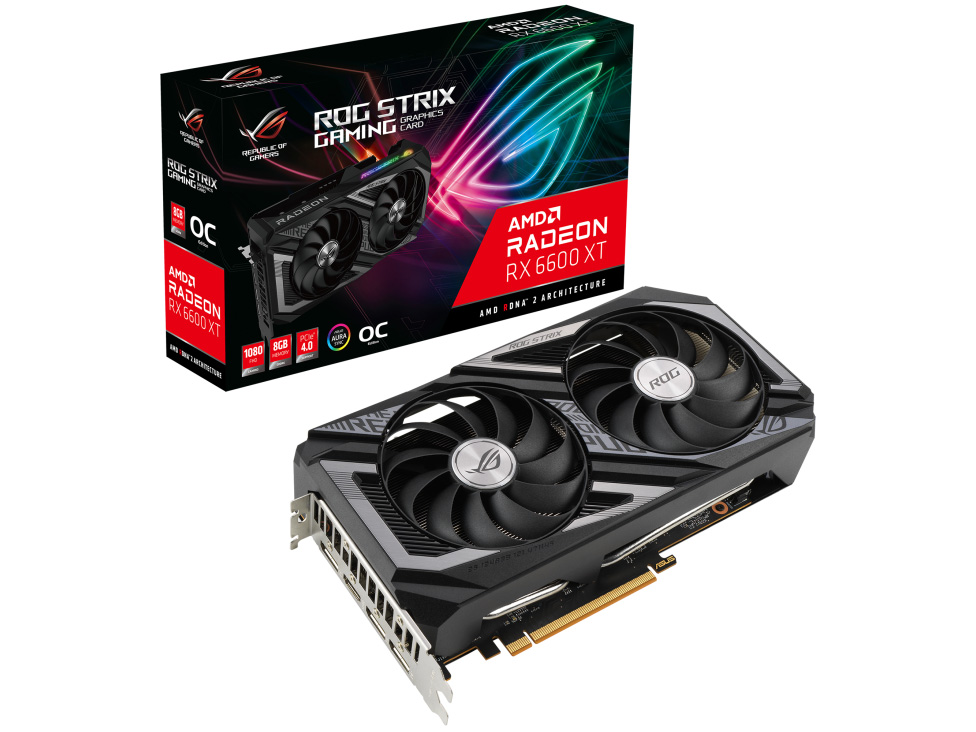 ROG-STRIX-RX6600XT-O8G-GAMING [PCIExp 8GB] �̐��i�摜