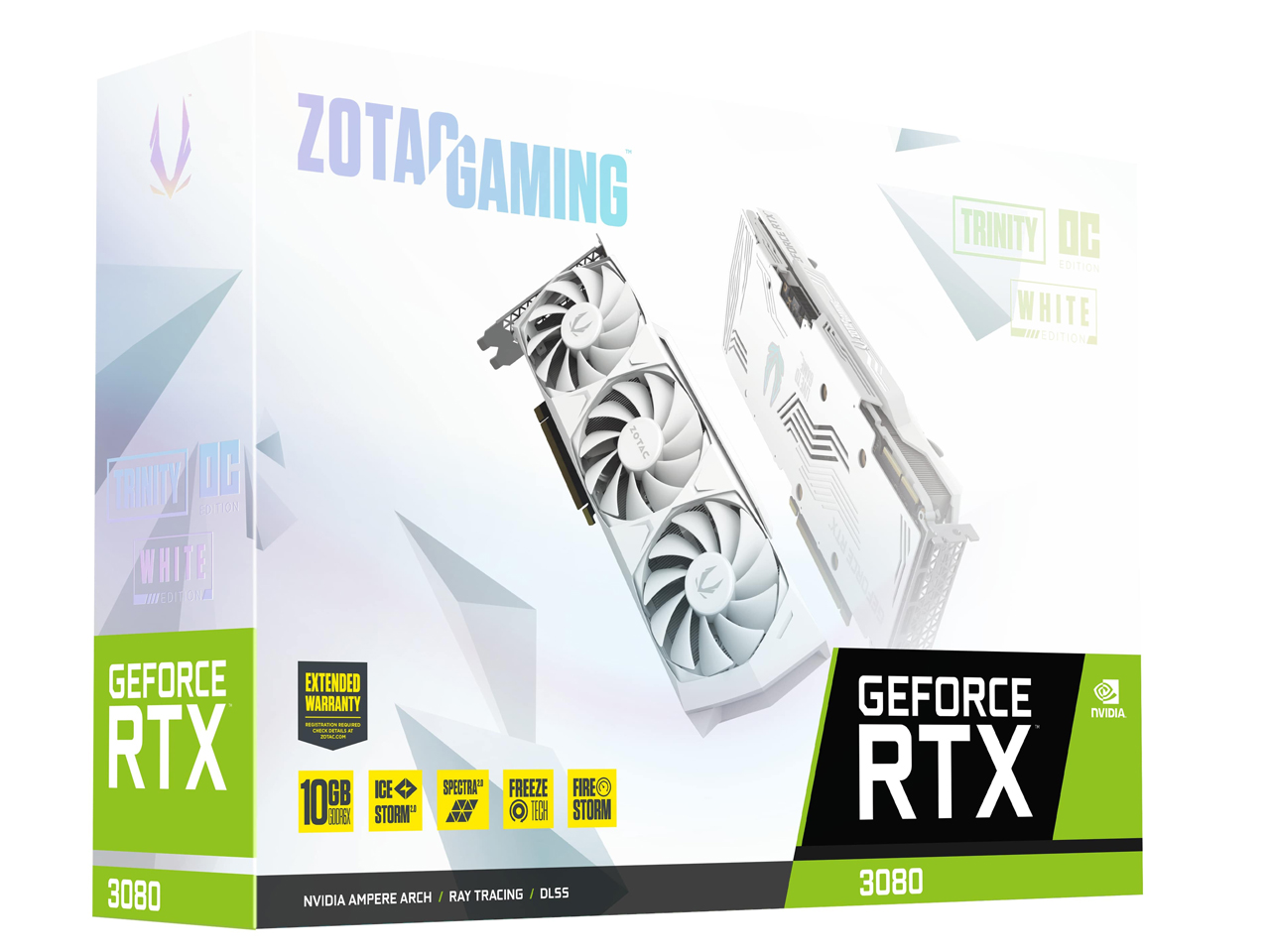 ZOTAC GAMING GeForce RTX 3080 Trinity OC White Edition LHR ZT-A30800K-10PLHR [PCIExp 10GB]