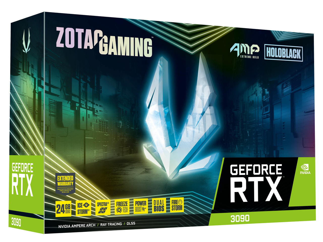 ZOTAC GAMING GeForce RTX 3090 AMP Extreme Holo ZT-A30900B-10P [PCIExp 24GB]