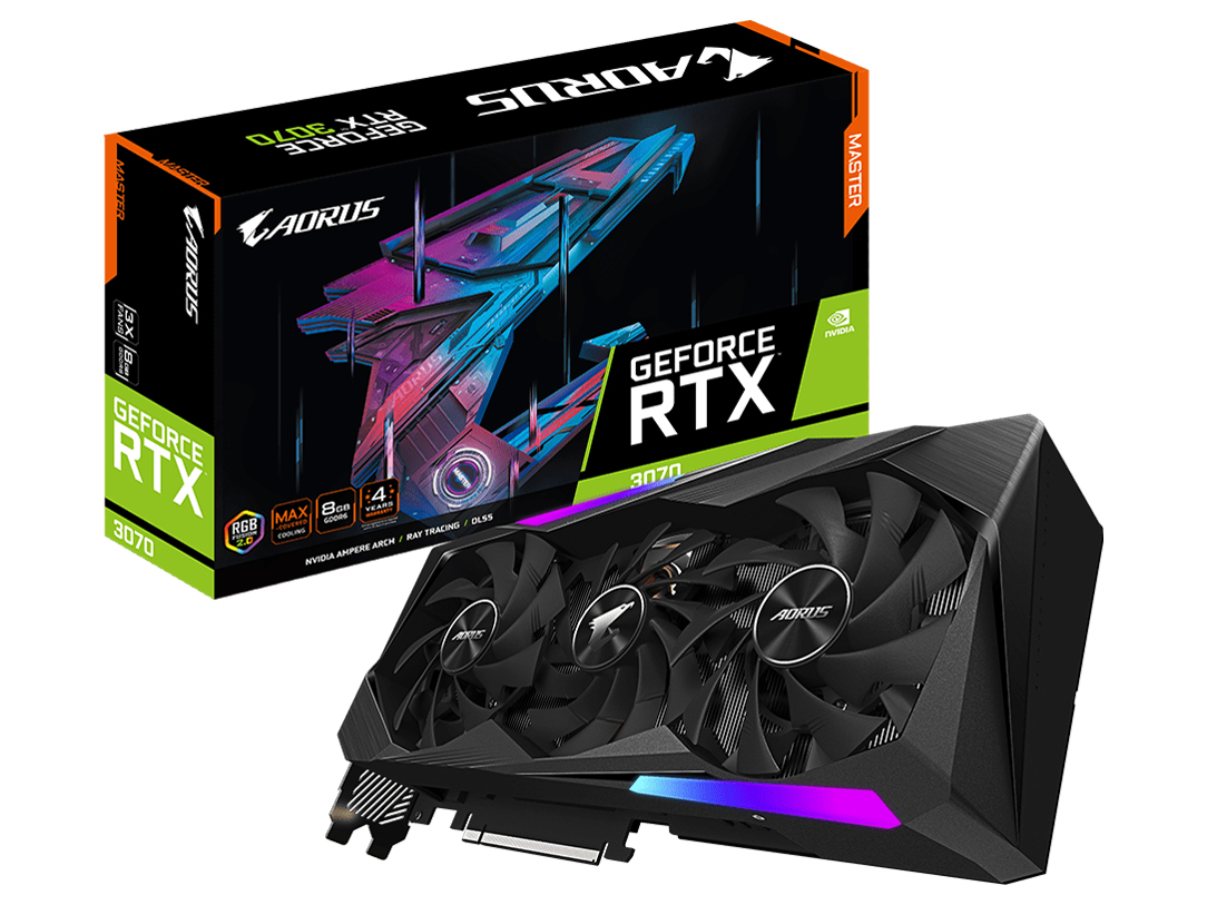 AORUS GV-N3070AORUS M-8GD Rev2.0 [PCIExp 8GB] �̐��i�摜