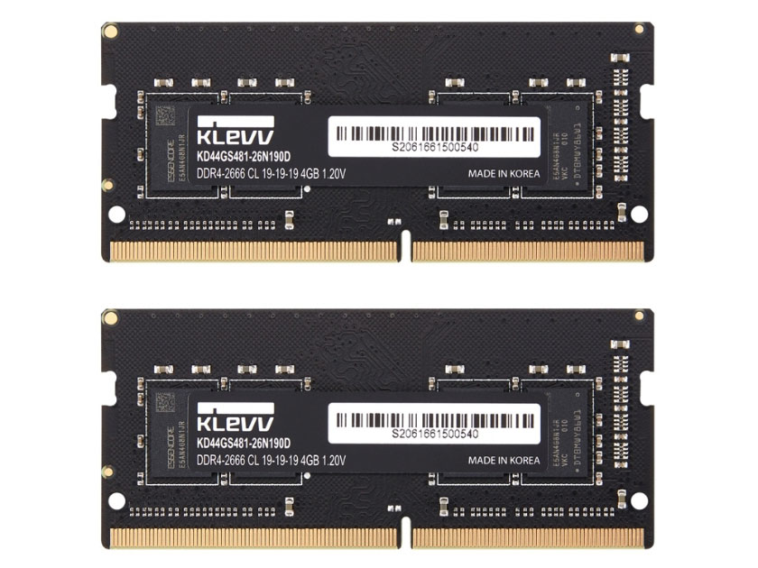 KLEVV KD44GS481-26N190D [SODIMM DDR4 PC4-21300 4GB 2���g] �̐��i�摜