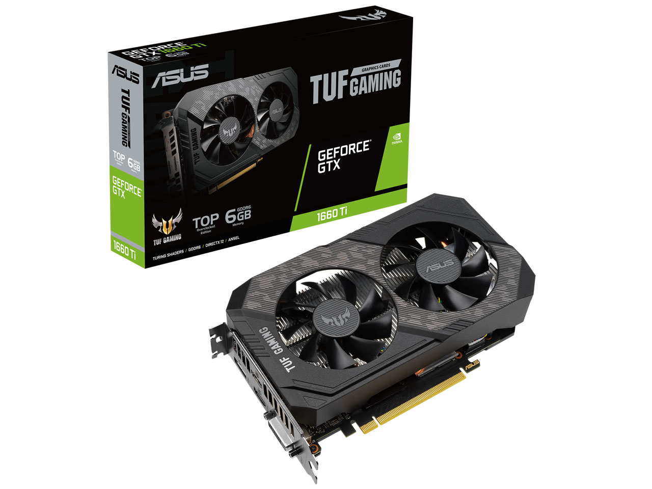 TUF-GTX1660TI-T6G-EVO-GAMING [PCIExp 6GB] �̐��i�摜