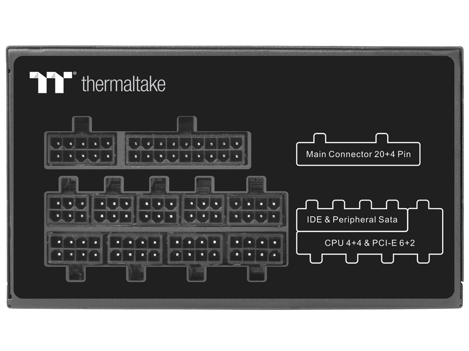 TOUGHPOWER PF1 Compact PLATINUM 850W PS-TPD-0850FNFAPJ-1 [Black]