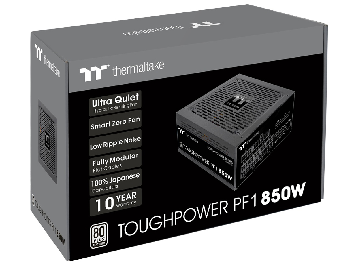 TOUGHPOWER PF1 Compact PLATINUM 850W PS-TPD-0850FNFAPJ-1 [Black]