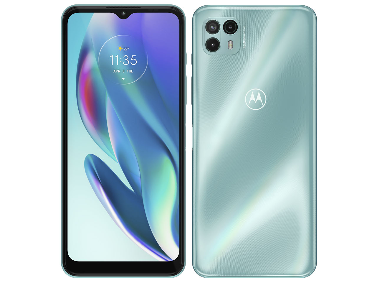 moto g50 5G SIM�t���[ [�e���_�[�O���[��] �̐��i�摜