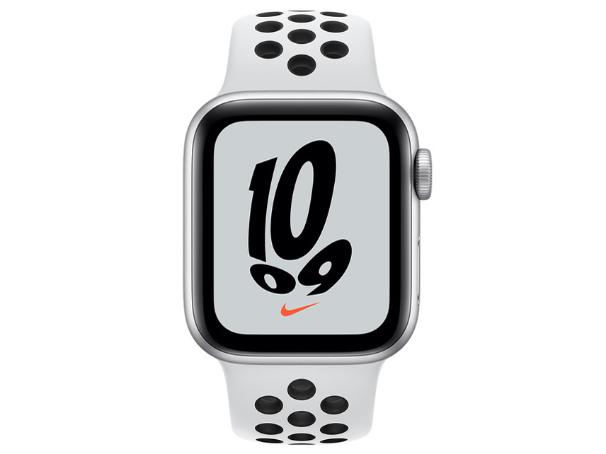 Apple Watch Nike SE GPS���f�� 40mm MKQ23J/A [�s���A�v���`�i��/�u���b�NNike�X�|�[�c�o���h]