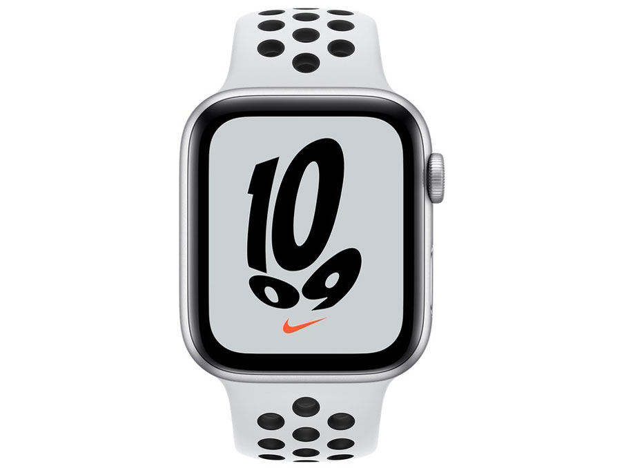 Apple Watch Nike SE GPS���f�� 44mm MKQ73J/A [�s���A�v���`�i��/�u���b�NNike�X�|�[�c�o���h]