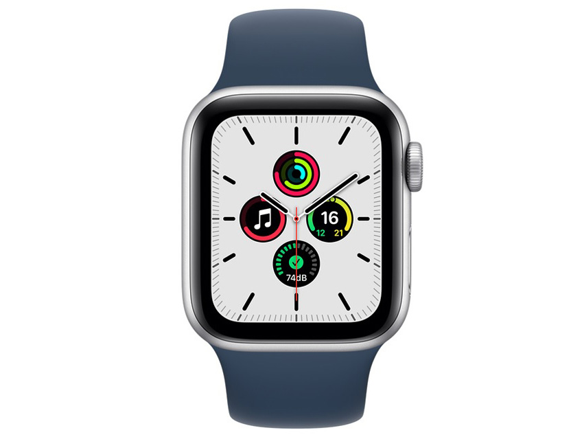 Apple Watch SE GPS���f�� 40mm MKNY3J/A [�A�r�X�u���[�X�|�[�c�o���h]