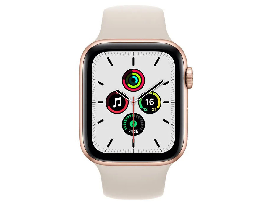 Apple Watch SE GPS���f�� 44mm MKQ53J/A [�X�^�[���C�g�X�|�[�c�o���h]