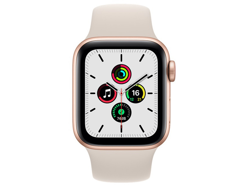 Apple Watch SE GPS+Cellular���f�� 40mm MKQX3J/A [�X�^�[���C�g�X�|�[�c�o���h]