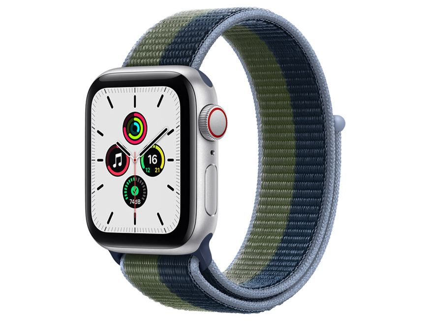 Apple - ▼▼Apple アップル アップルウォッチSE GPSモデル レイクグリーンスポーツループ MA7X4J/A Apple - ▽▽Apple アップル アップルウォッチSE GPSモデル