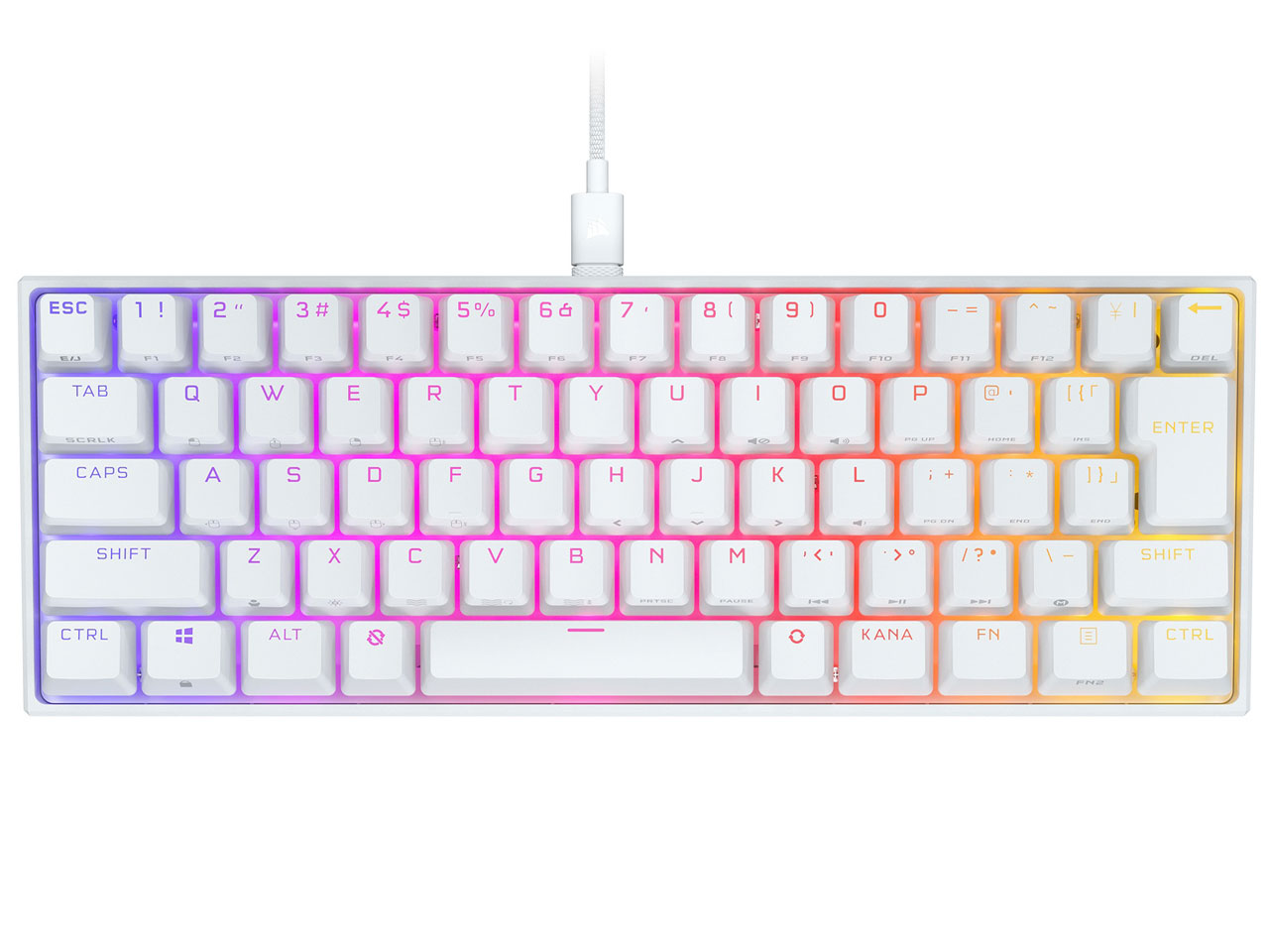 K65 RGB MINI White CH-9194114-JP [�z���C�g] �̐��i�摜