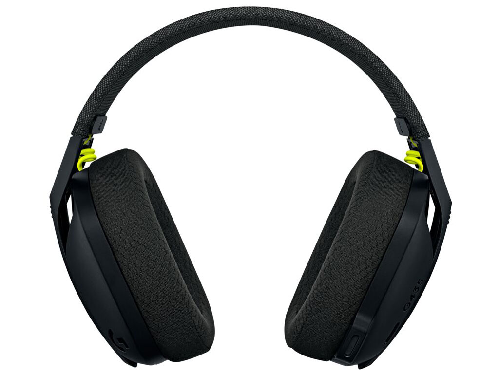 G435 LIGHTSPEED Wireless Gaming Headset G435BK [�u���b�N&�l�I���C�G���[]