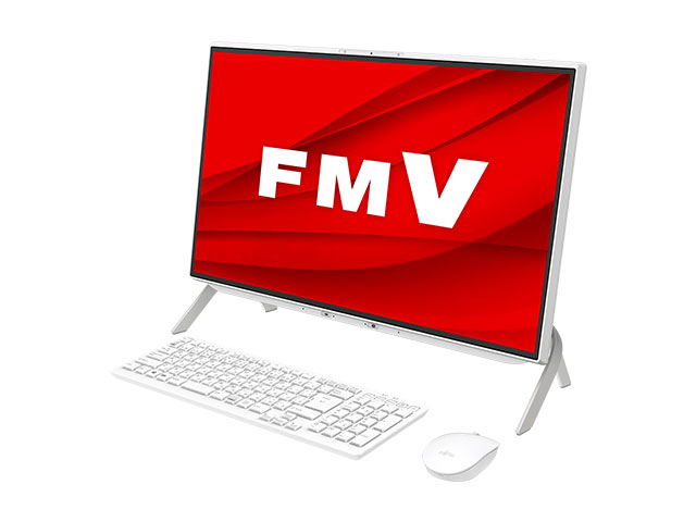 FMV ESPRIMO FH�V���[�Y WF1/F3 KC_WF1F3_A036 Core i7�E16GB�������ESSD 256GB+HDD 1TB�EOffice���ڃ��f�� [�z���C�g] �̐��i�摜