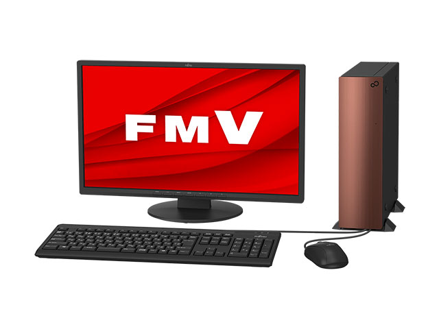 FMV ESPRIMO DH�V���[�Y WD2/F3 KC_WD2F3_A028 ����LAN�ECore i7�E8GB�������EHDD 1TB�E21.5�^�t���EOffice���ڃ��f�� [���^���b�N�u���E��] �̐��i�摜