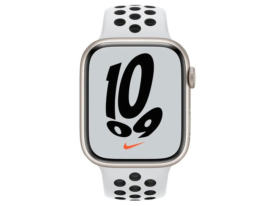 Apple Watch Nike Series 7 GPS���f�� 45mm MKNA3J/A [�s���A�v���`�i��/�u���b�NNike�X�|�[�c�o���h]
