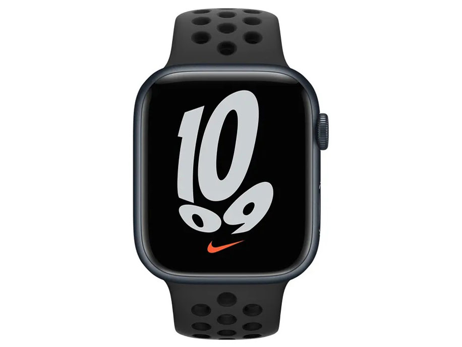 Apple Watch Nike Series 7 GPS���f�� 45mm MKNC3J/A [�A���X���T�C�g/�u���b�NNike�X�|�[�c�o���h]