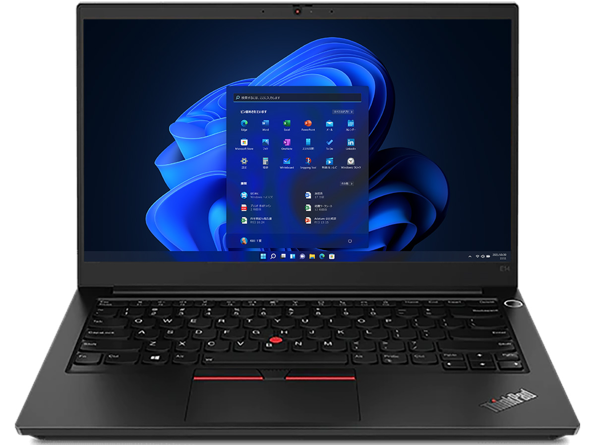 ThinkPad E14 Gen 3 Windows 11 Pro�EAMD Ryzen 5 5500U�E8GB�������[�E512GB SSD�E14�^�t��HD�t������ �p�t�H�[�}���X 20Y7CTO1WW �̐��i�摜