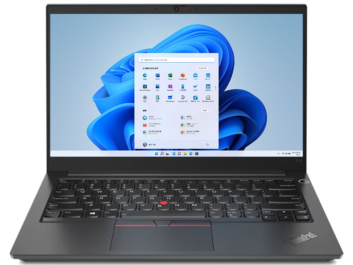 ThinkPad E14 Gen 2 Core i7 1165G7�E16GB�������[�E512GB SSD�EMX450�E14�^�t��HD�t������ �v���~�A�� 20TACTO1WW