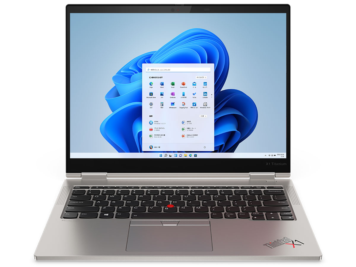 ThinkPad X1 Titanium Core i7 1180G7�E16GB�������[�E512GB SSD�E13.5�^�t�� �}���`�^�b�`�Ή����� �v���~�A�� 20QACTO1WW