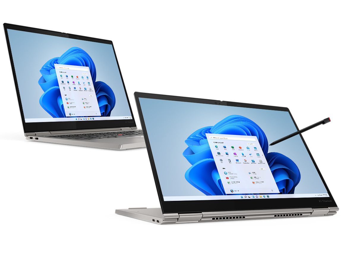 ThinkPad X1 Titanium Core i7 1180G7�E16GB�������[�E512GB SSD�E13.5�^�t�� �}���`�^�b�`�Ή����� �v���~�A�� 20QACTO1WW �̐��i�摜