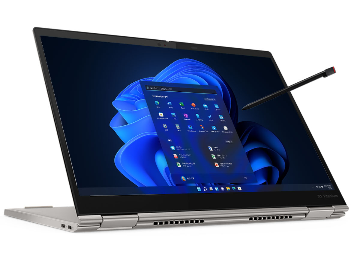 ThinkPad X1 Titanium Windows 11 Pro�ECore i7 1180G7�E16GB�������[�E256GB SSD�E13.5�^�t�� �}���`�^�b�`�Ή����� �v���~�A�� 20QACTO1WW