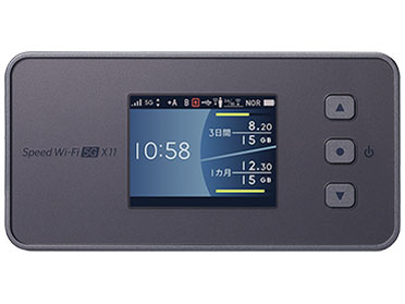 Speed Wi-Fi 5G X11 NAR01 [�`�^�j�E���O���[] �̐��i�摜