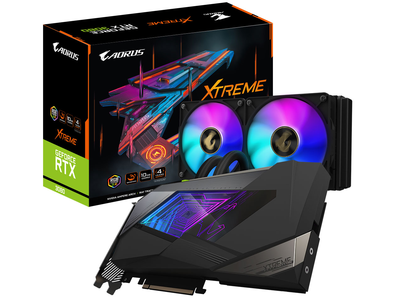 AORUS GV-N3080AORUSX W-10GD Rev2.0 [PCIExp 10GB] �̐��i�摜