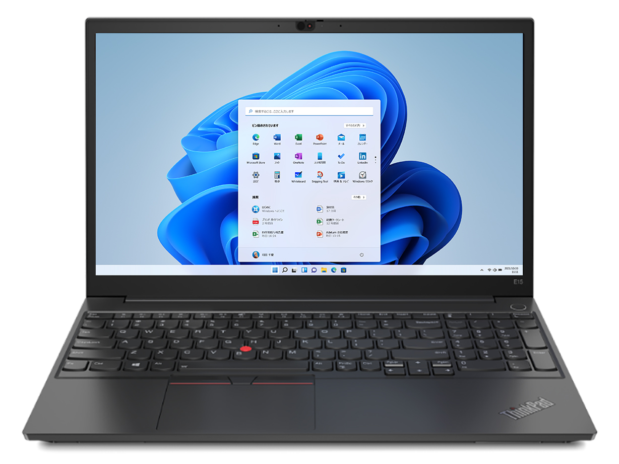 ThinkPad E15 Gen 2 ���i.com����ECore i5�E8GB�������[�E256GB SSD�E15.6�^�t��HD�t������ �p�t�H�[�}���X2 20TDCTO1WW