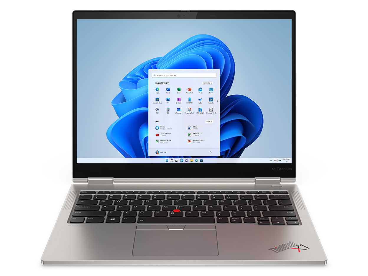 ThinkPad X1 Titanium ���i.com����ECore i7�E16GB�������[�E1TB SSD�E13.5�^�t�� �}���`�^�b�`�Ή����� �v���~�A��2 20QACTO1WW �̐��i�摜